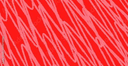 Pink and red crayon pencil scribble texture. Vector illustration. Abstract background