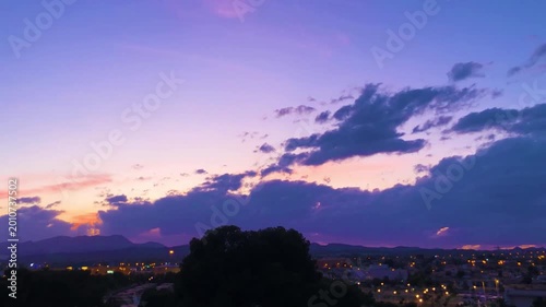 Timelapse elche alicante españa