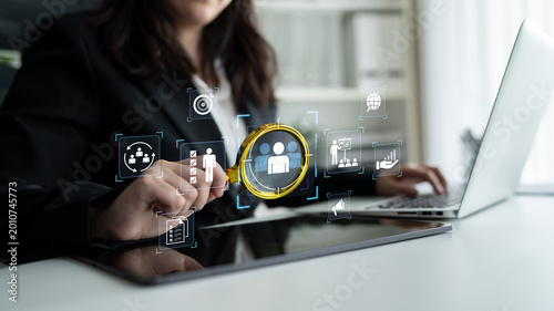 Foto A concept of a unified business strategy