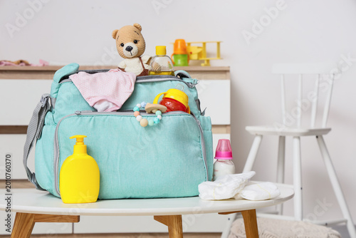 Baby bag with accessories o...