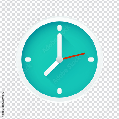 Clock Time Hour Minute Watch Schedule Deadline Alarm Design