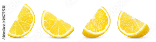 Foto Lemons slices set