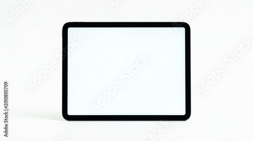 Empty digital tablet device screen for creative use or template