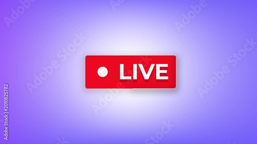 Live Text Animation 4K On Alpha