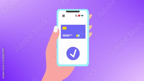 Online Shoping Animation 4K On Alpha