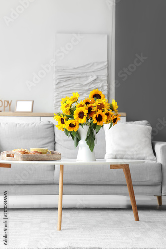 Interior of living room wit...