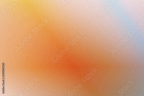 Fotografie Radiant orange hues blend into soft peach tones, creating a warm, glowing gradient background perfect for energetic branding, uplifting posters, and inviting digital designs