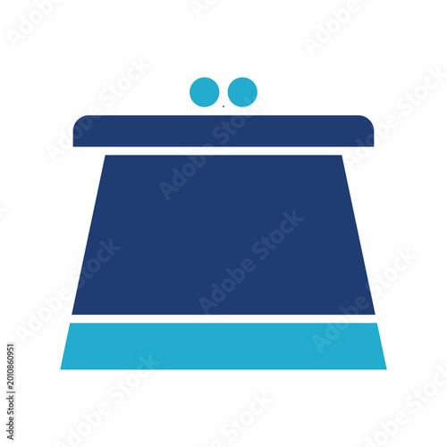 Tableau sur toile coin purse icon