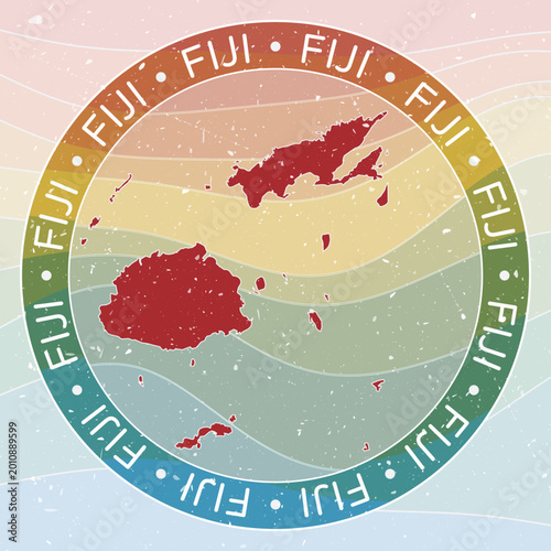 Photos Vintage Fiji Round Logo