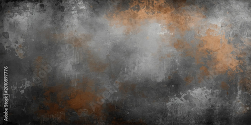Foto An abstract texture of an old rusty metal surface shrouded in dark storm clouds