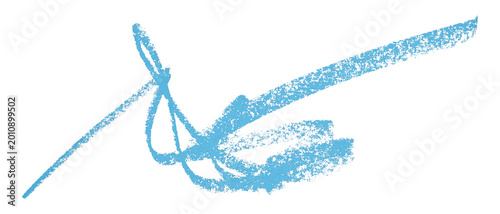 light blue pencil strokes isolated on transparent background