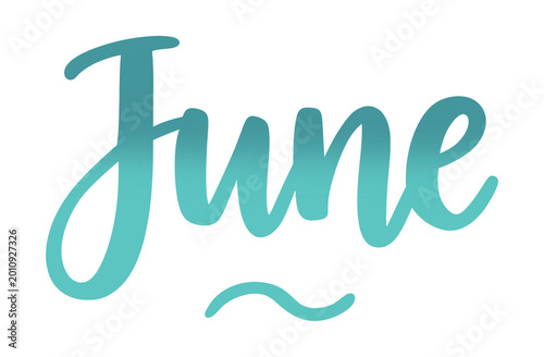 june lettering