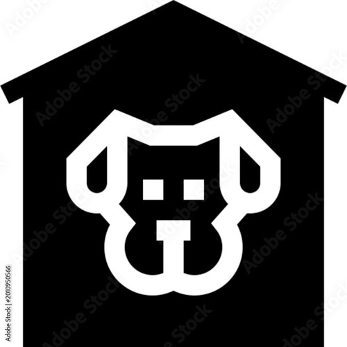 Pet Allowed Friendly Animal Policy Icon Vector Illustration