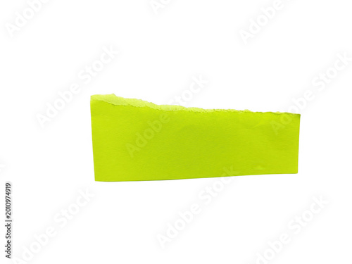 Fotografie Bright green abstract geometric banner with rounded corners