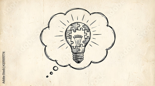 creative idea concept