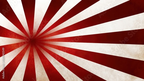 Abstract background with red and white radial rays for graphic design projects textured red and white sunburst radial starburst pattern background image