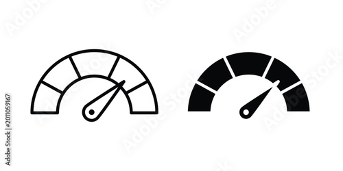 Tableau sur toile Performance icon vector design and illustration.