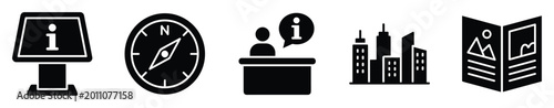 Free Download Guidance and information services icons for travel applications and urban exploration projects - GFXLoad
