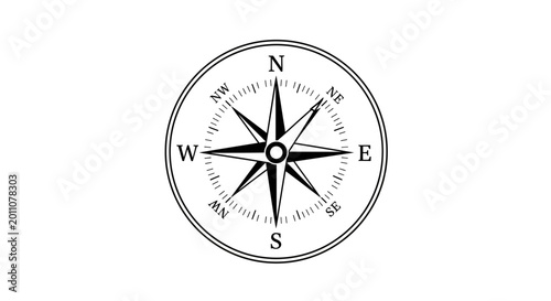 Photos Vintage Compass Rose Nautical Navigation Tool.