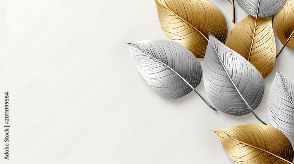 Obraz premium Paper autumn leaves colorful background.