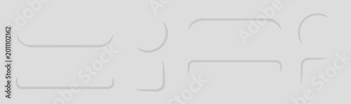 фотографія Neumorphic UI Elements Set with Soft Shadows and Rounded Corners