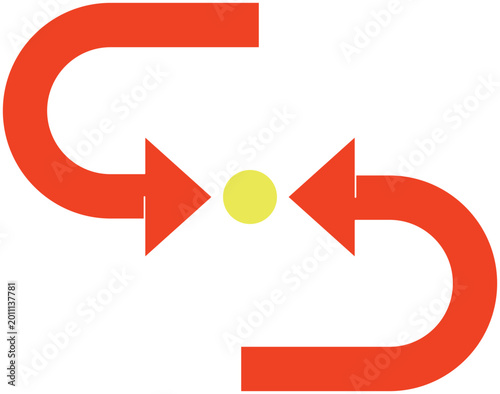 Arrow Chart Double Redirect Brainstorm Business Flat Icon Illustration Free Download Arrow Chart Double Redirect Brainstorm Business Flat Icon Illustration - GFXLoad
