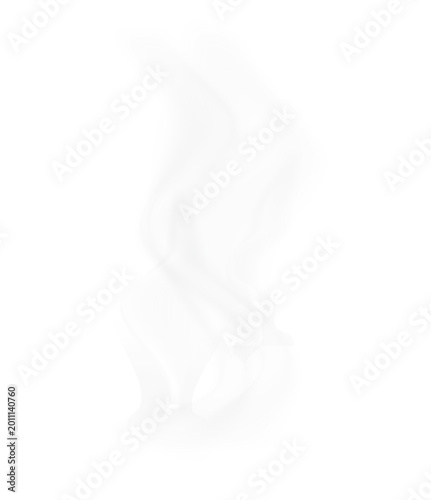 Realistic White Smoke Overlay PNG on Transparent Background, Abstract Vapor Wave Effect