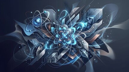 abstract illustration vector digital design beautiful background wallpaper banner	