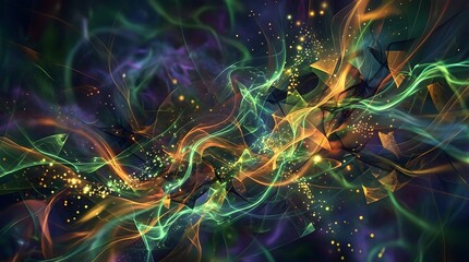 abstract illustration vector digital design beautiful background wallpaper banner	