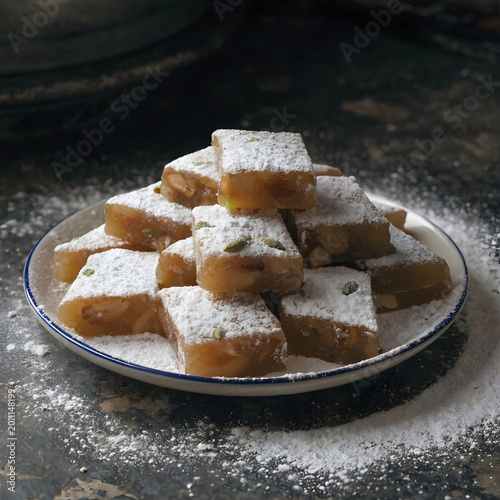 kaju katli is a diamond shape indian sweet made us