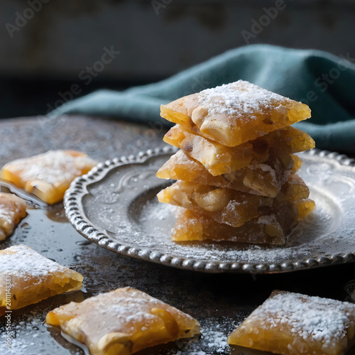 kaju katli is a diamond shape indian sweet made us
