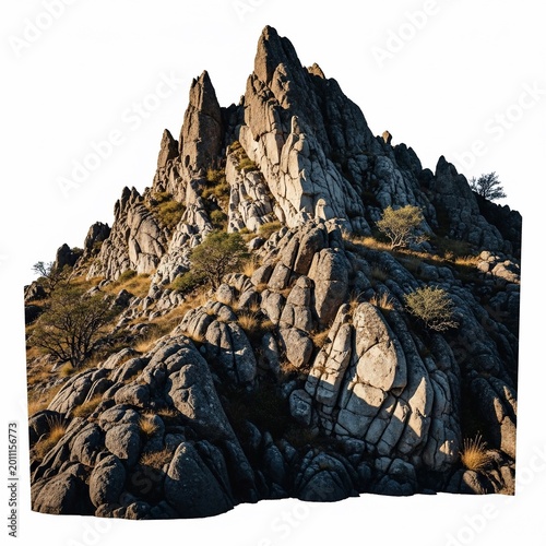 Sun-Kissed Peaks: A Rugged Ascent