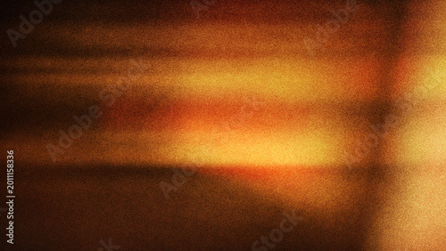 Tableau sur toile Golden grain gradient background. Noise abstract