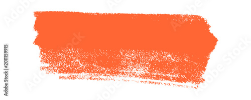 Canvastavla Rectangular orange crayon texture block in hand drawn style