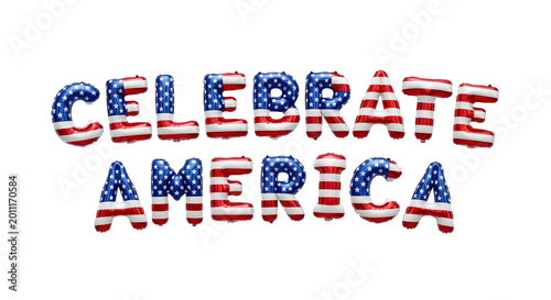 Celebrate america with patriotic spirit on 4th of july isolated on transparent background
