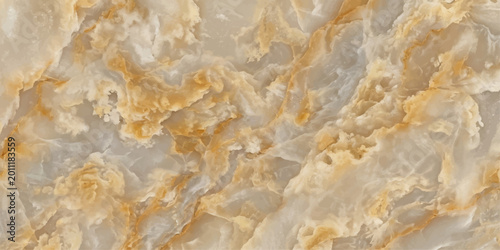 Fotografía Ethereal gold onyx stone with swirling patterns, perfect for creating luxurious surface