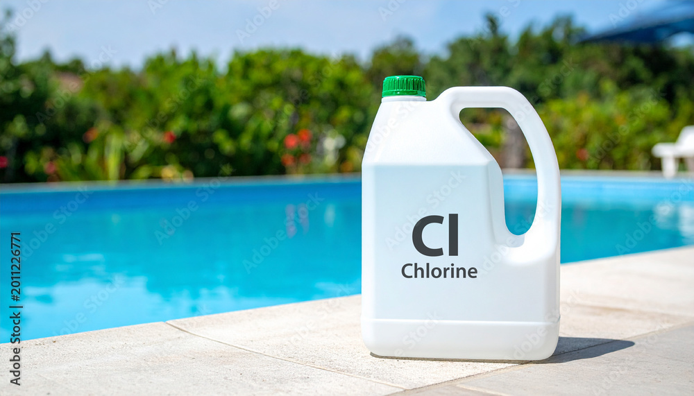 Obraz premium chlorine and pool