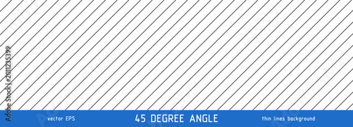 Bild auf Leinwand Diagonal slash line pattern with thin parallel 45 degree angled stripes creating a simple geometric texture