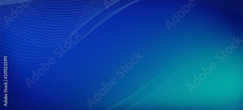 Technology wave particle pattern abstract blue green gradient background, Wavy motion dot design, big data for brochure, polka dot, flyer, magazine, business card, banner, vector.