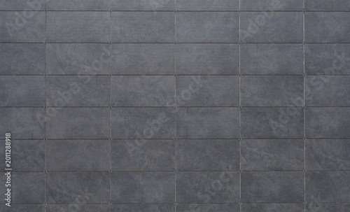 Принти на полотні Dark gray sintered stone tiles coating of a ventilated facade