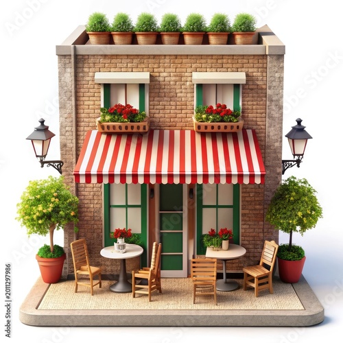 house with flowers