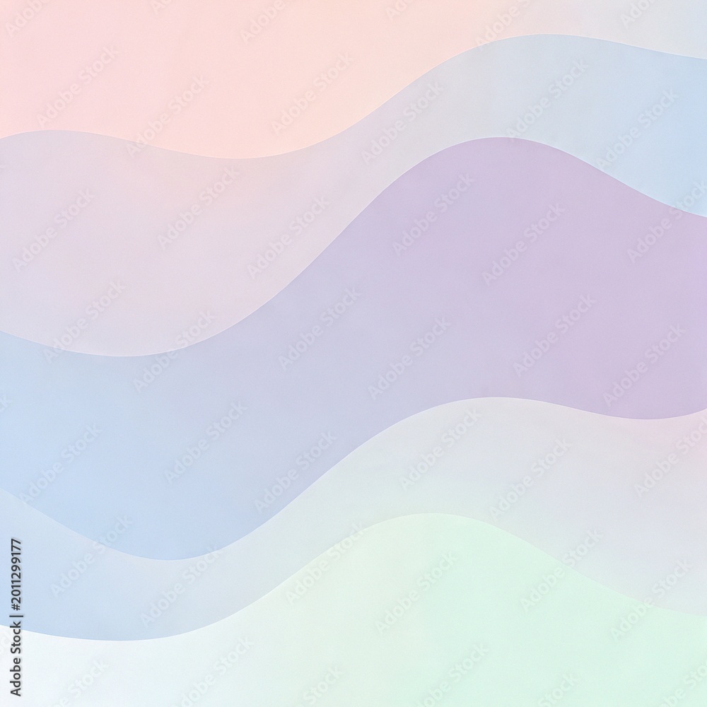 Fototapeta premium Pastel Color Abstract Wave Background