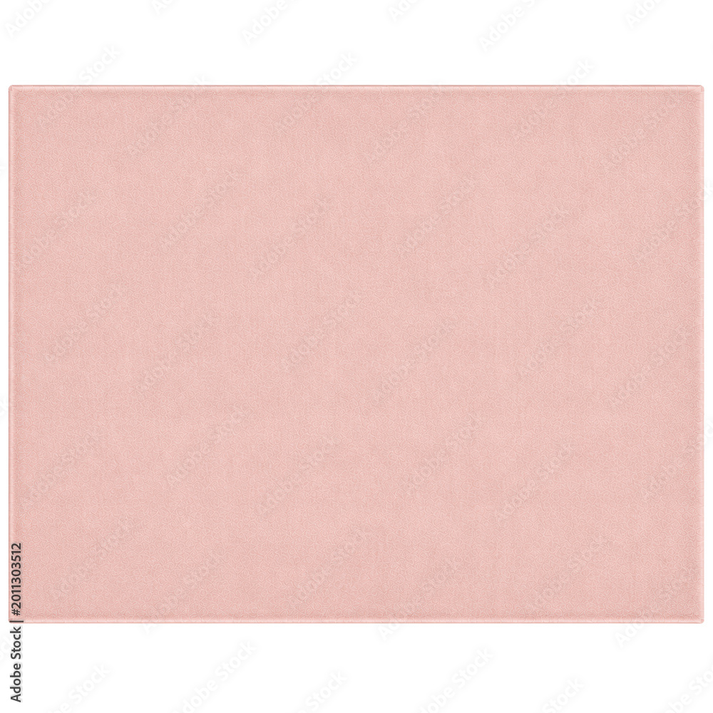 Fototapeta premium Blank peach coral textured rug mockup