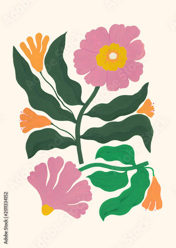 Flower painting