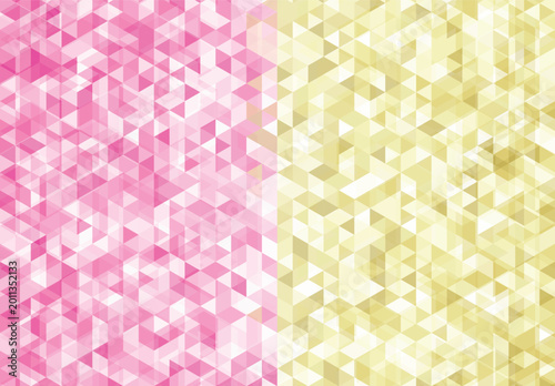 abstract pink yellow geometric background