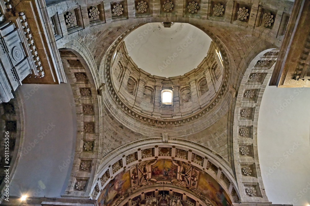Obraz premium Montepulciano, interno della Chiesa o Santuario della Madonna di San Biagio, Val d'Orcia, Toscana