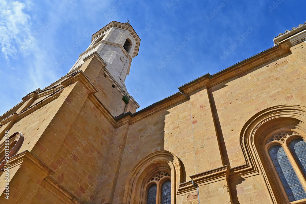 Fototapeta premium Pienza, il Duomo di Pienza o Cattedrale di Santa Maria Assunta, Siena, Val d'Orcia, Toscana