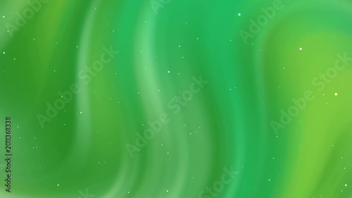 Abstract Vibrant Aurora Background with Fresh Green and Yellow Gradients
