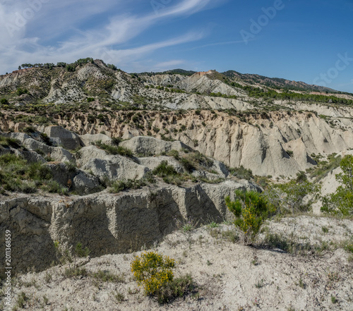 Rambla de las Grutas is a natural ravine situated in the Baños y Mendigo region of Murcia