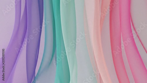 Abstract Smooth Curved Lines Background